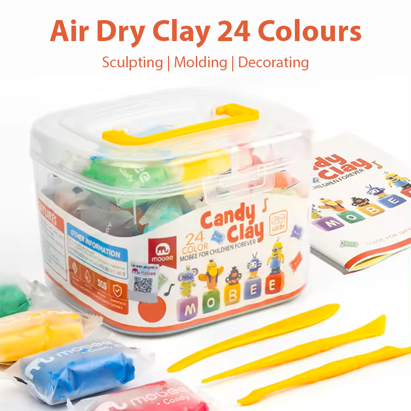 air dry clay 24 colours